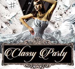 高雅的派对传单模板：Classy Party Premium Flyer Template + Facebook Cov